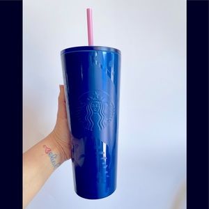 Starbucks Blue Leaf Under the Sea Stainless Steel